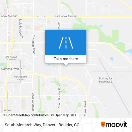 South Monarch Way map