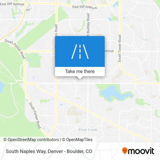 South Naples Way map
