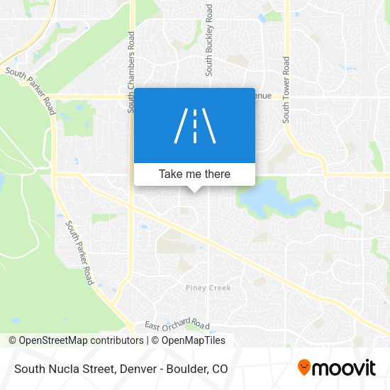 South Nucla Street map