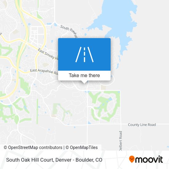 South Oak Hill Court map