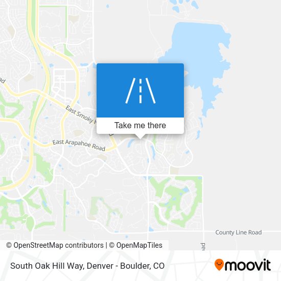 South Oak Hill Way map