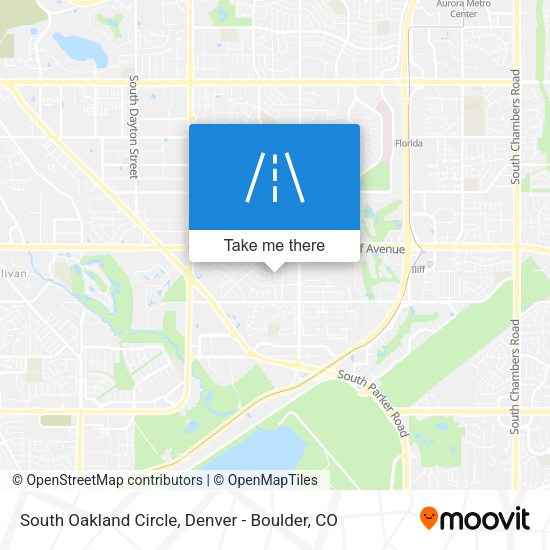 South Oakland Circle map