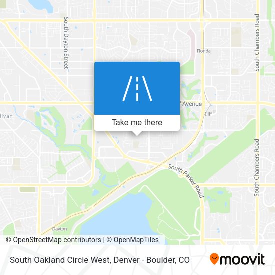 Mapa de South Oakland Circle West