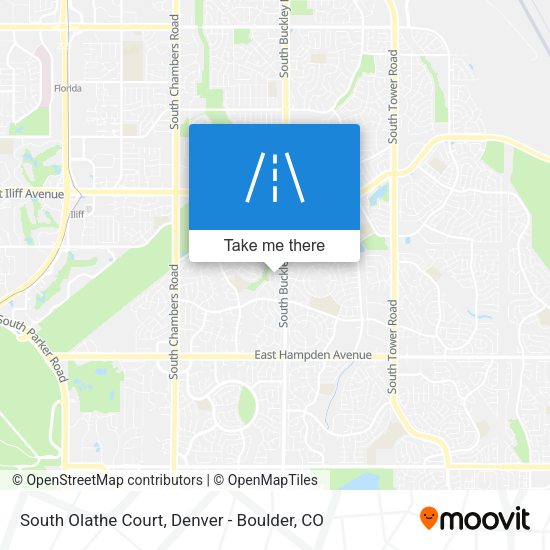 South Olathe Court map