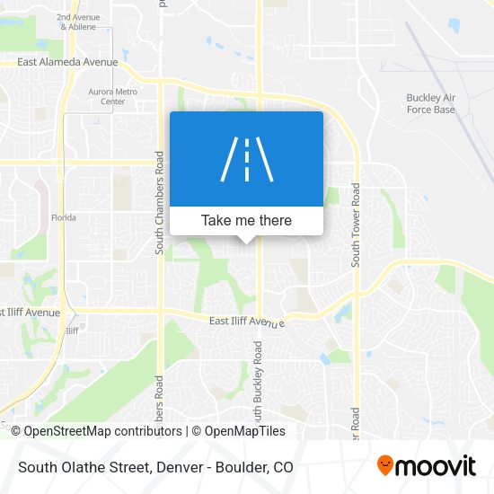 Mapa de South Olathe Street