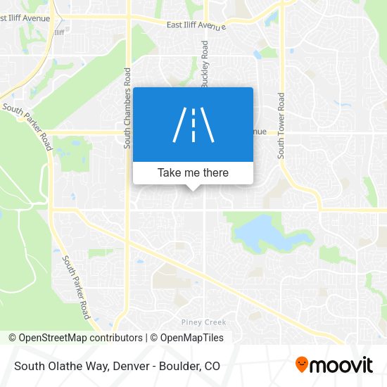 South Olathe Way map