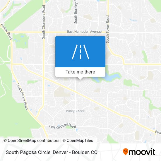 South Pagosa Circle map