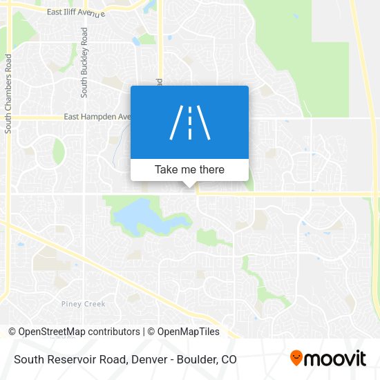 Mapa de South Reservoir Road