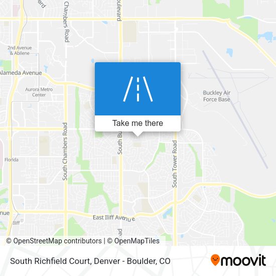 South Richfield Court map