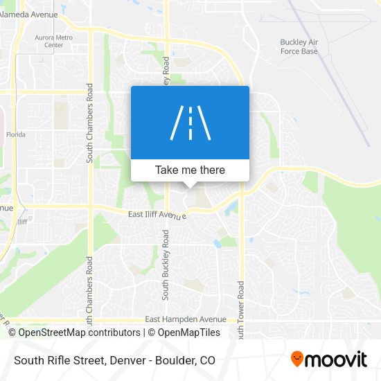South Rifle Street map