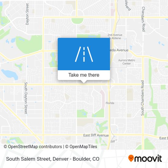 South Salem Street map