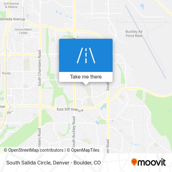 Mapa de South Salida Circle