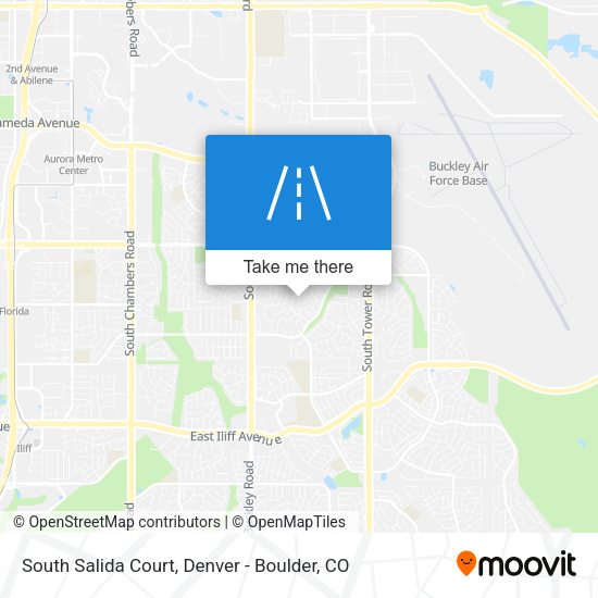 South Salida Court map