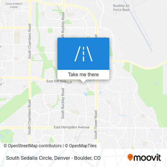 South Sedalia Circle map