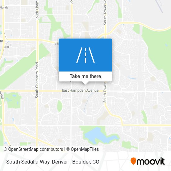 Mapa de South Sedalia Way