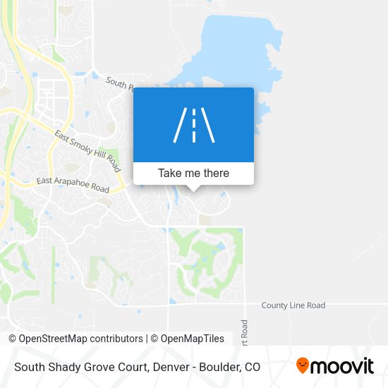 South Shady Grove Court map