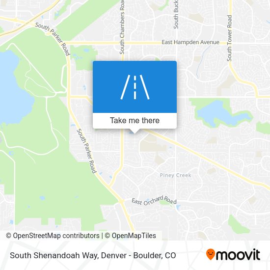 South Shenandoah Way map