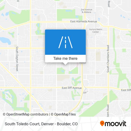 Mapa de South Toledo Court