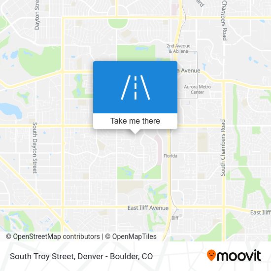 South Troy Street map