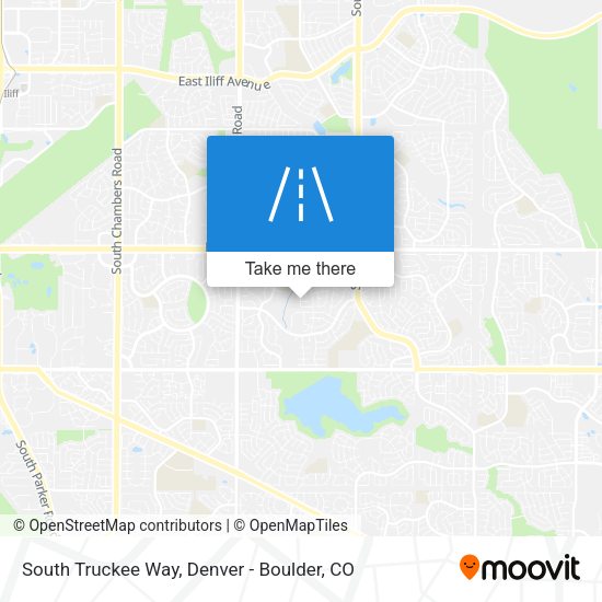 South Truckee Way map