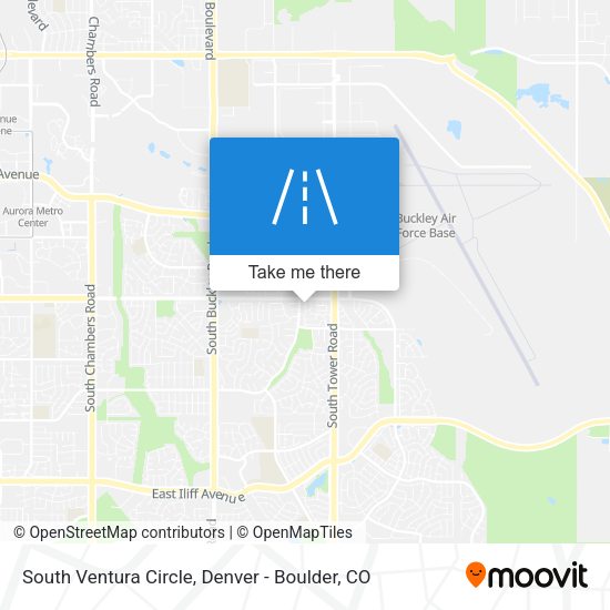 Mapa de South Ventura Circle
