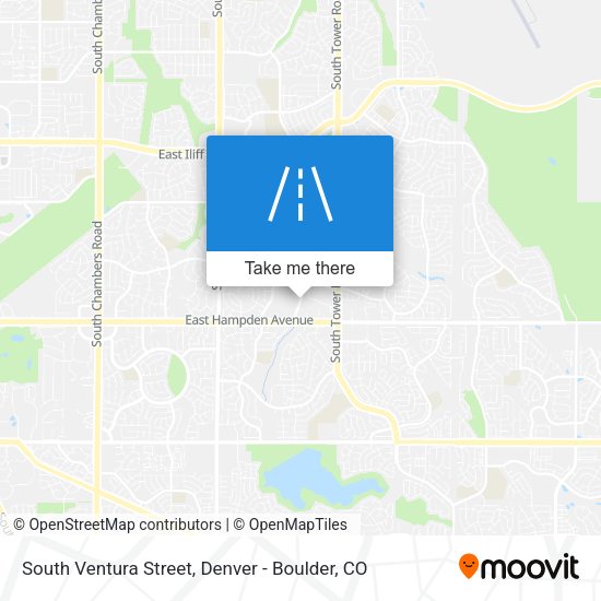 Mapa de South Ventura Street