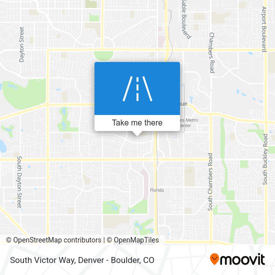 South Victor Way map