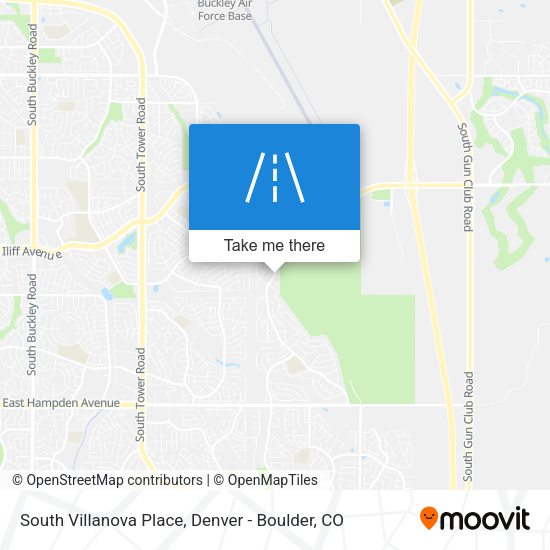 South Villanova Place map