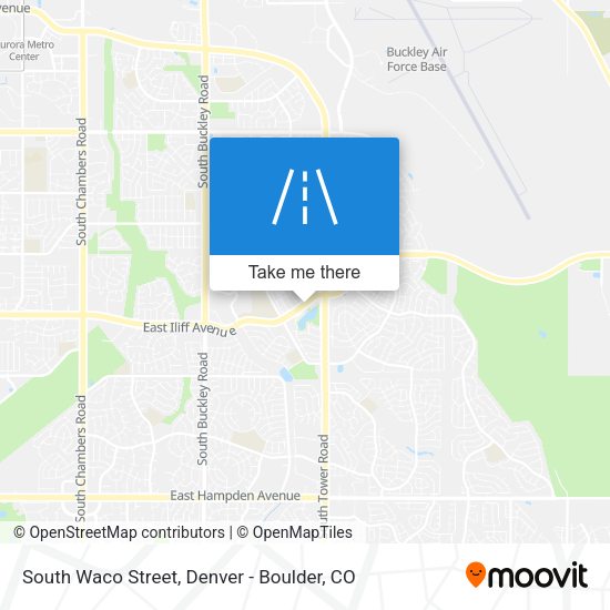 South Waco Street map