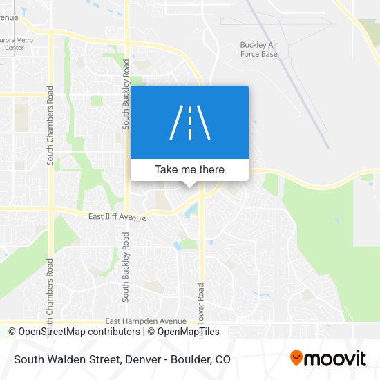 Mapa de South Walden Street