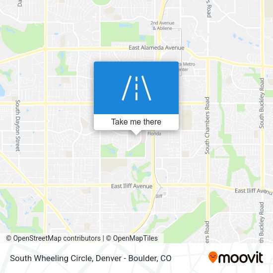 Mapa de South Wheeling Circle