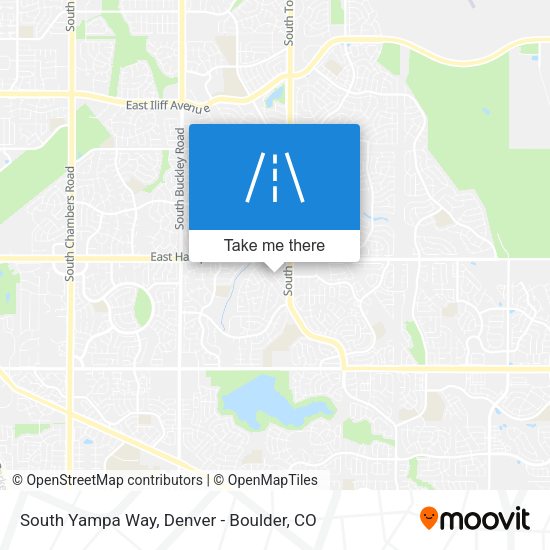 Mapa de South Yampa Way