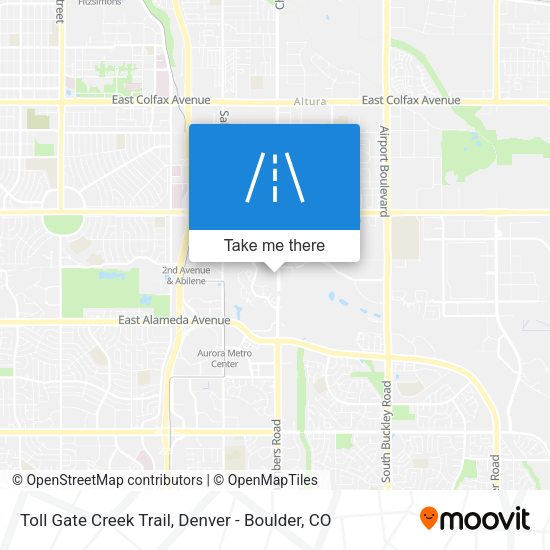 Mapa de Toll Gate Creek Trail