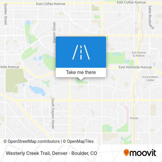 Westerly Creek Trail map