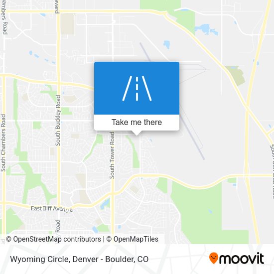 Mapa de Wyoming Circle