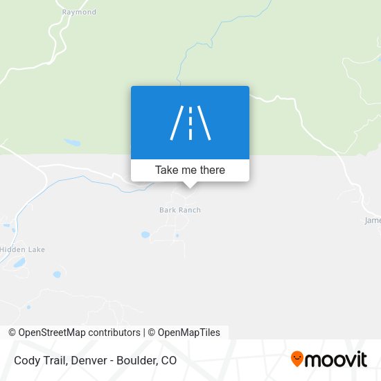 Mapa de Cody Trail