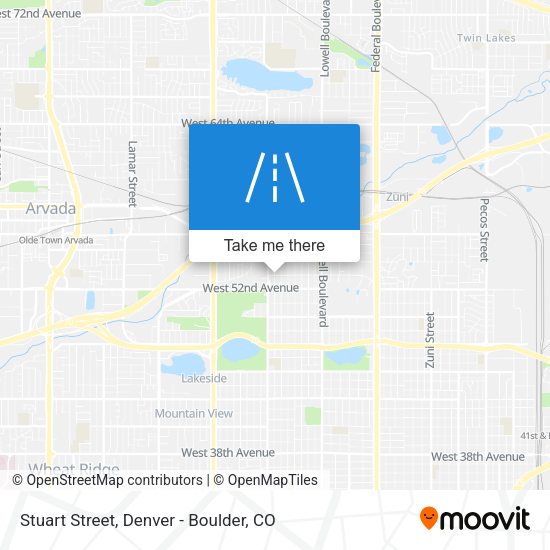Stuart Street map
