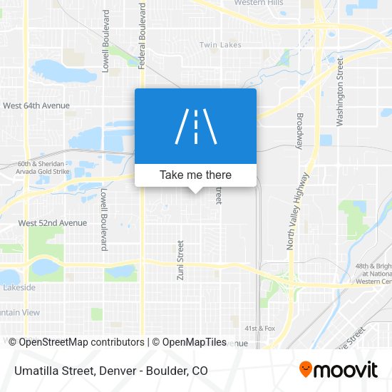 Umatilla Street map