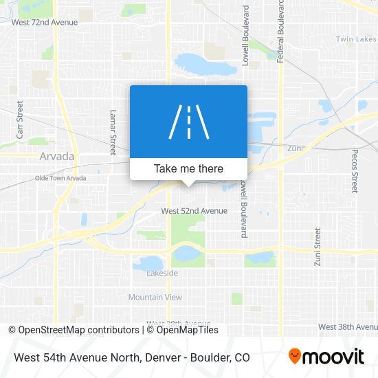 Mapa de West 54th Avenue North