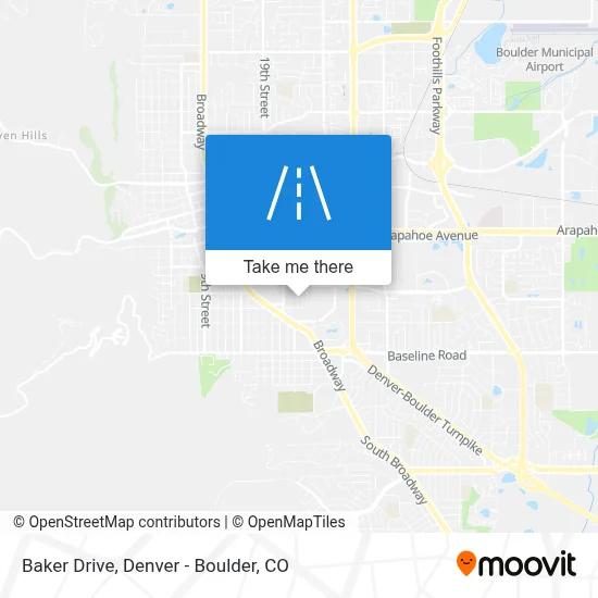 Baker Drive map