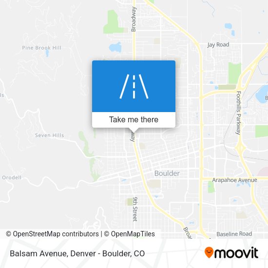 Mapa de Balsam Avenue