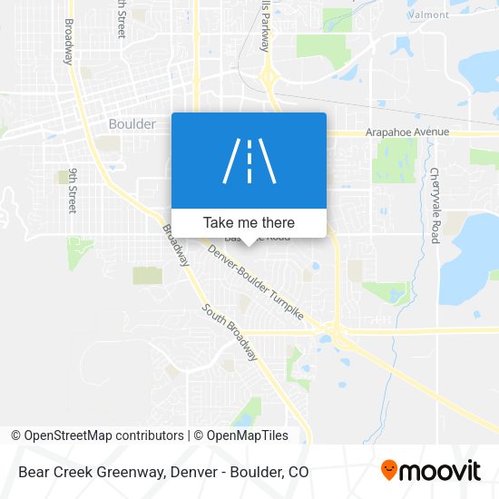 Bear Creek Greenway map