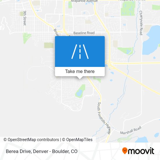 Berea Drive map