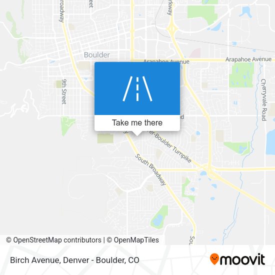 Birch Avenue map