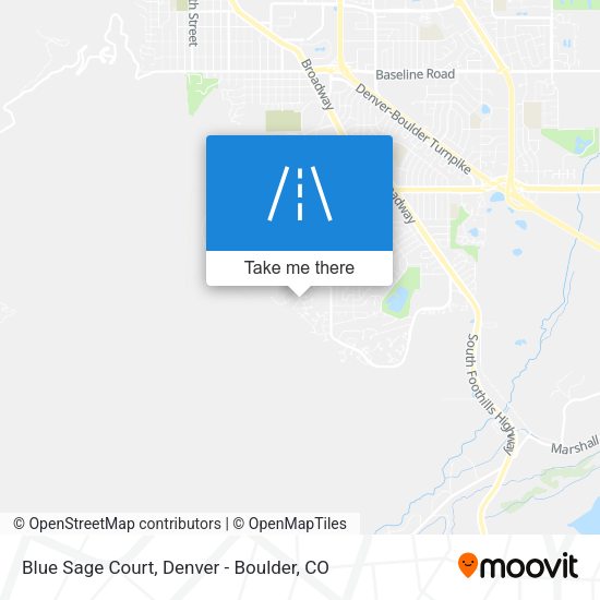 Blue Sage Court map