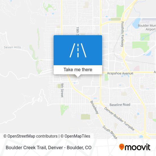 Boulder Creek Trail map