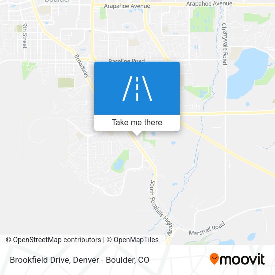 Mapa de Brookfield Drive