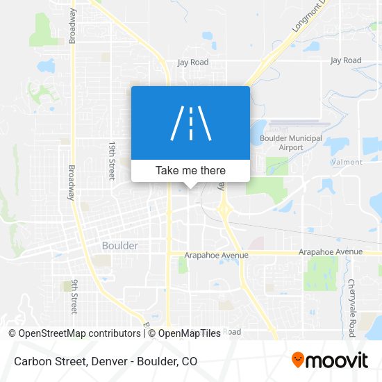 Carbon Street map