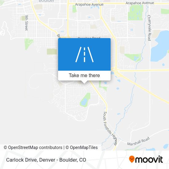 Carlock Drive map