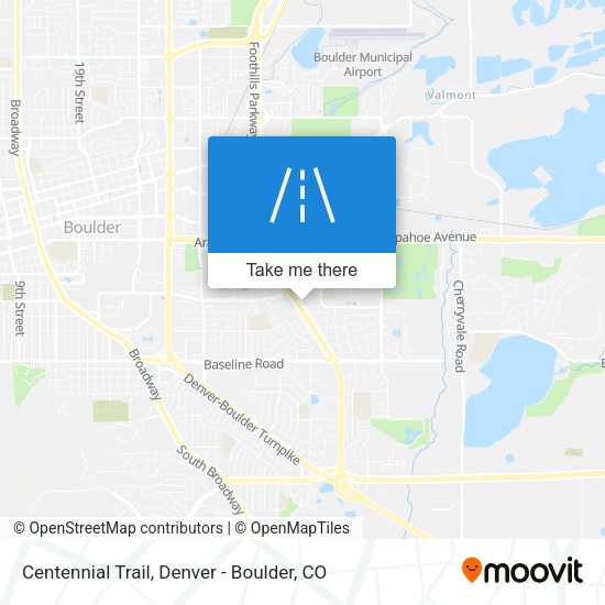Centennial Trail map